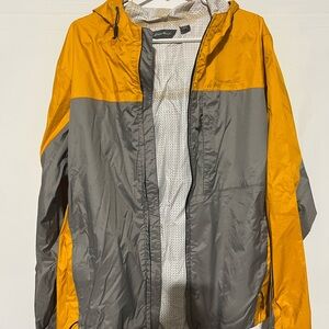 Eddie Bauer Rain/wind hooded Jacket Large